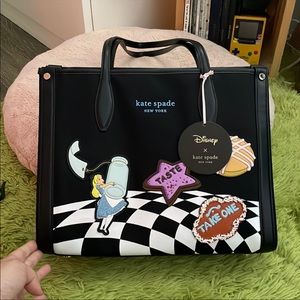 Kate spade X Disney Alice in wonderland tote